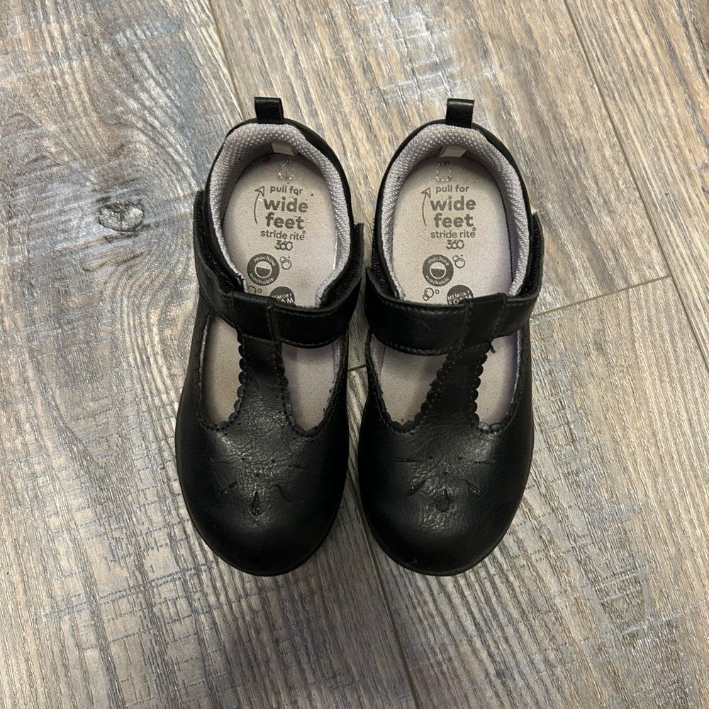 Stride Rite Black Kids Shoes